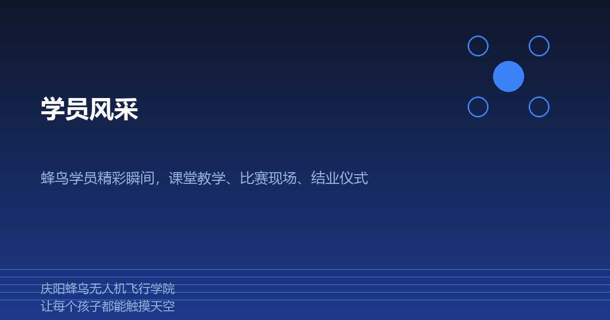 蜂鸟无人机飞行学院与庆阳多所小学达成合作，无人机课程进校园